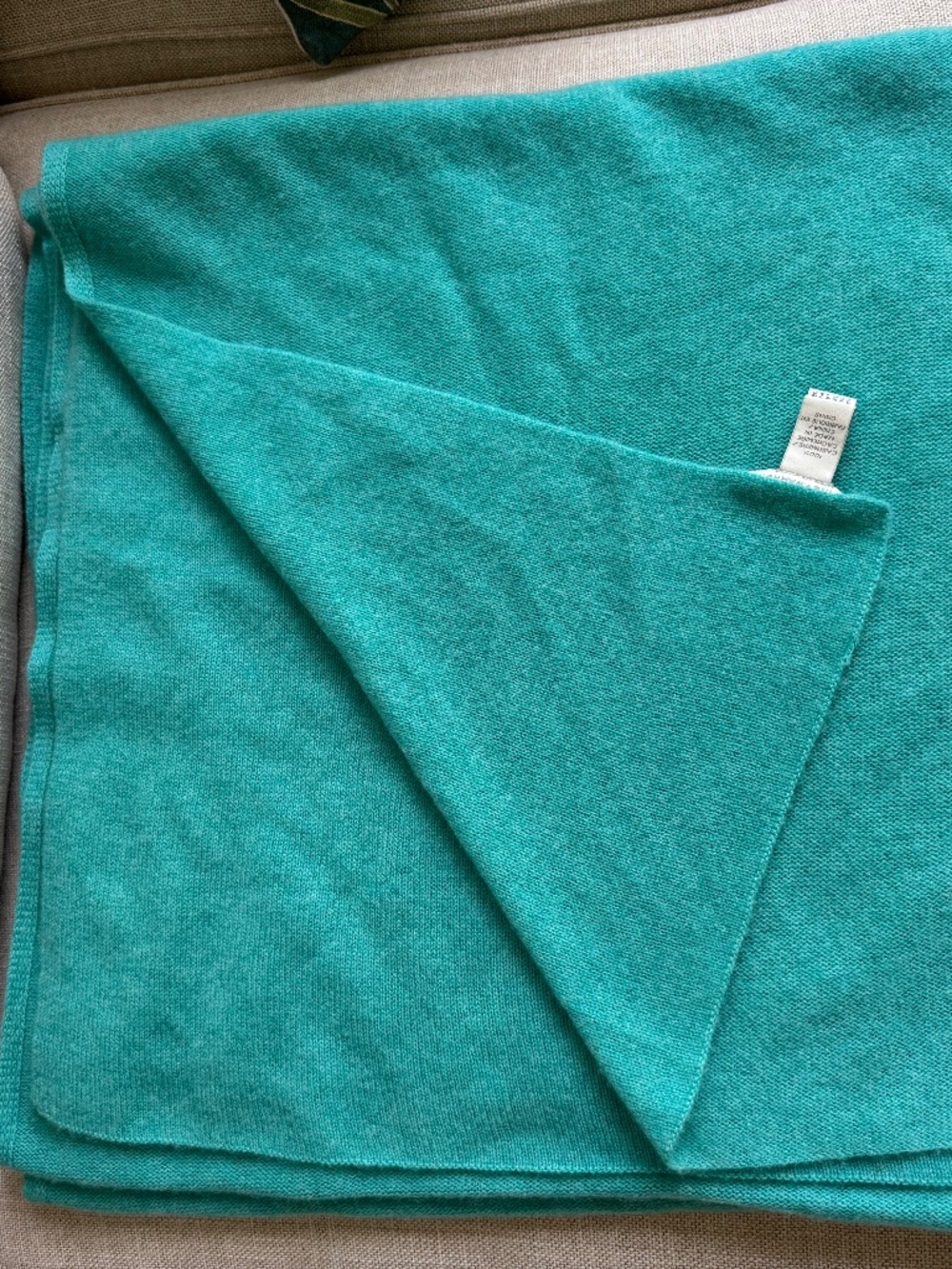White and Warren Cashmere Travel Wrap